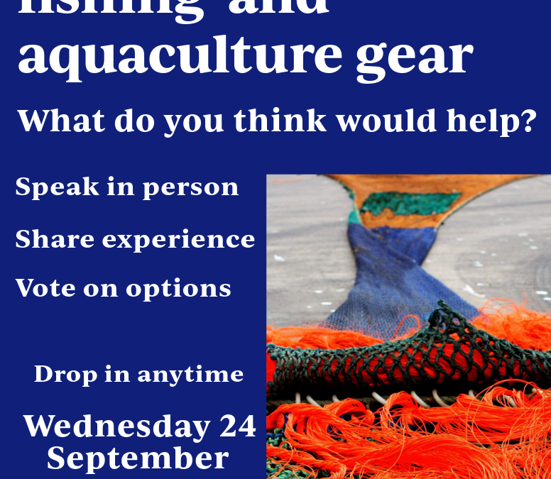 Collection and recycling of old fishing and aquaculture gear event